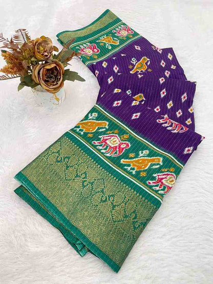 Designer Freehand Saree