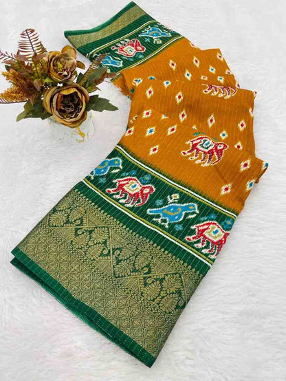 Designer Freehand Saree