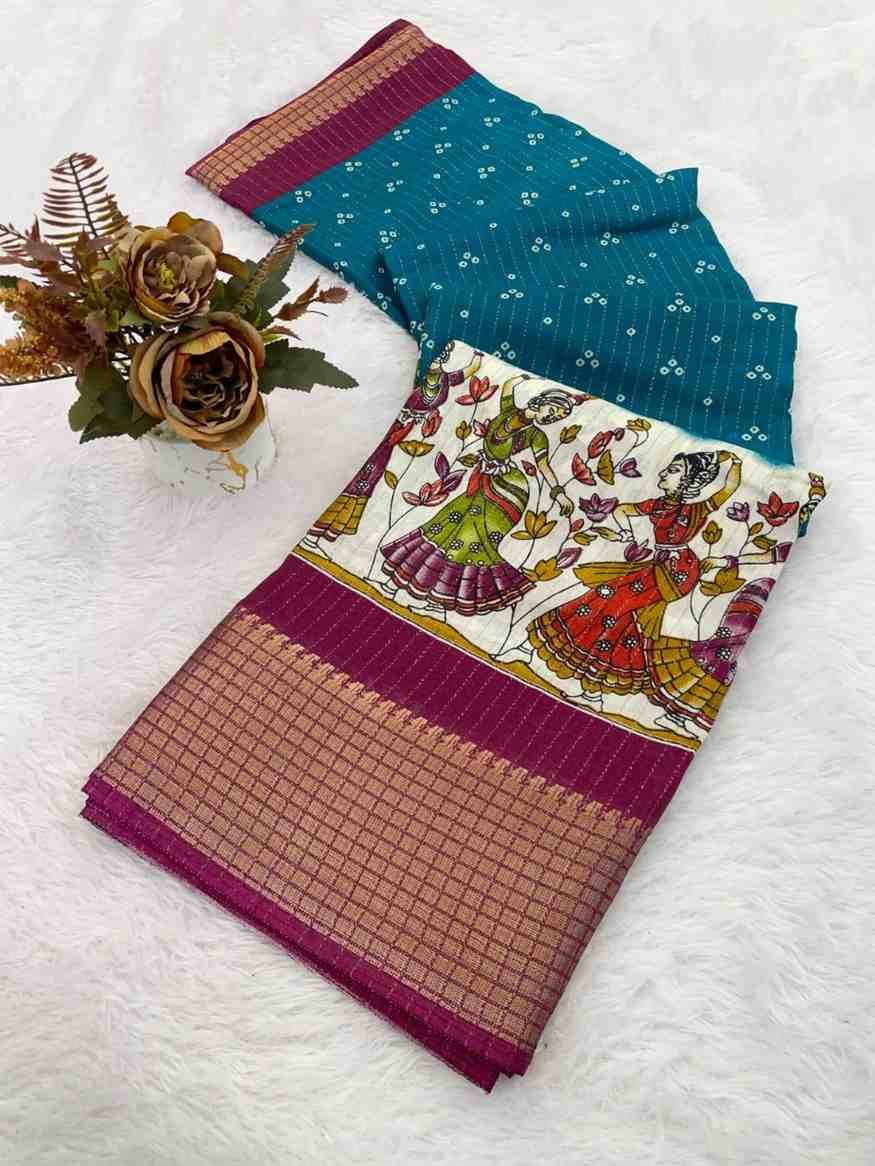 Designer Freehand Saree