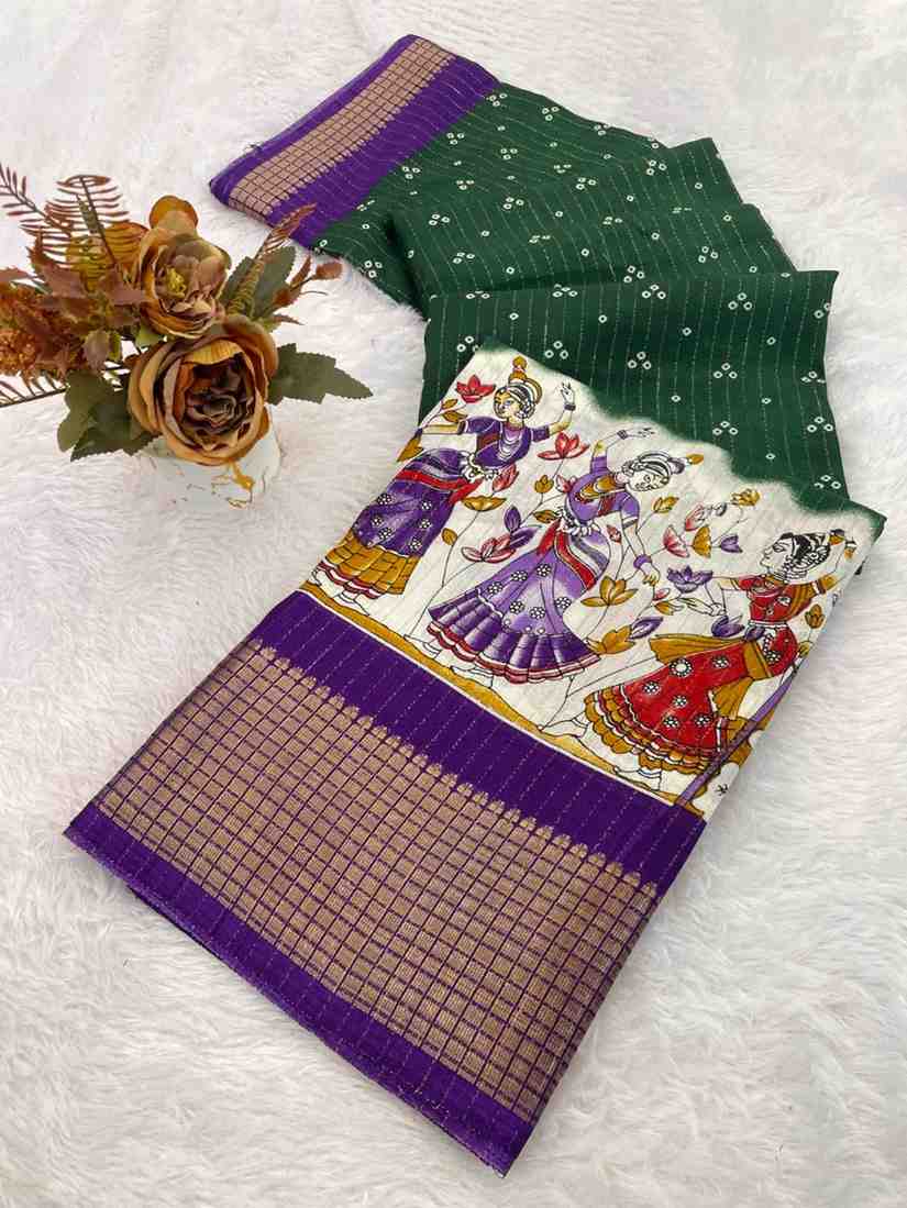 Designer Freehand Saree