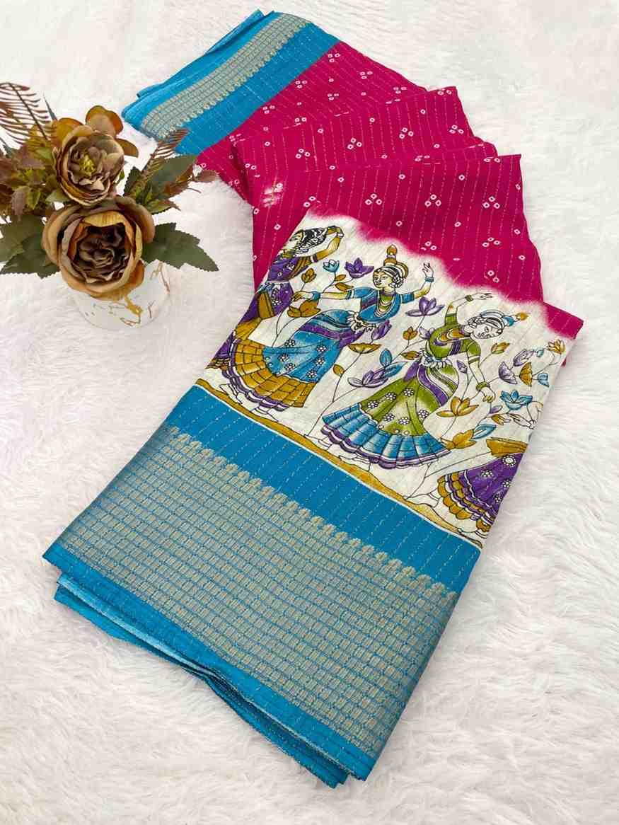 Designer Freehand Saree