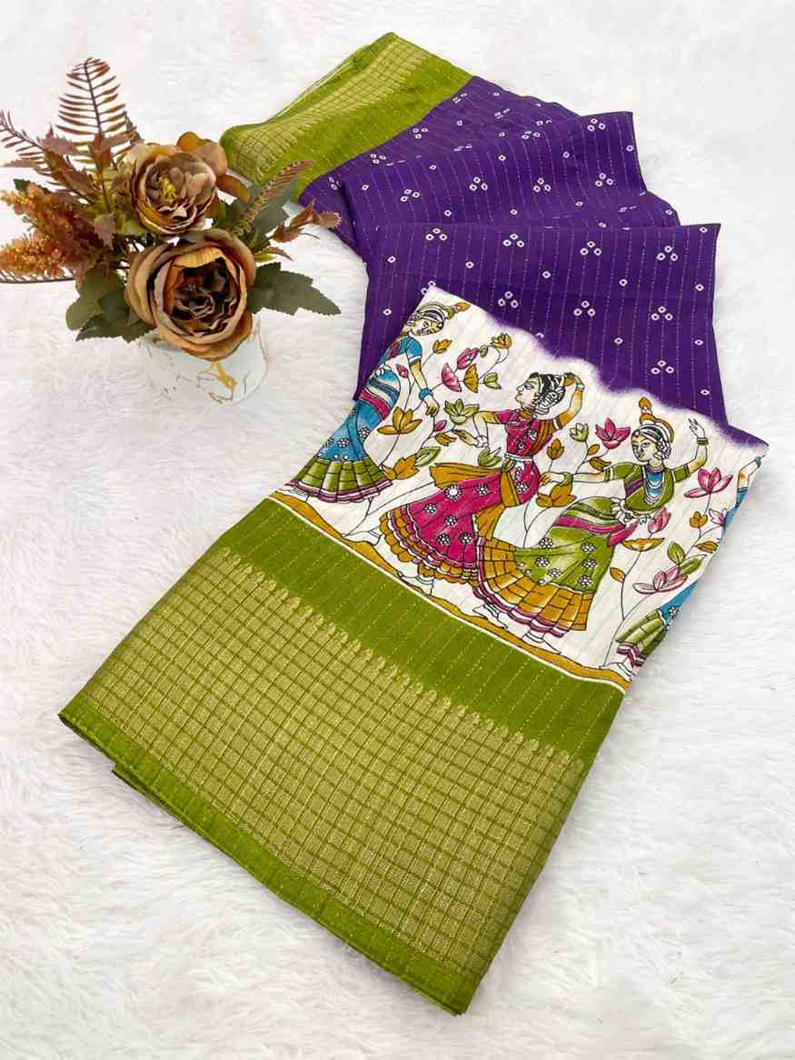 Designer Freehand Saree