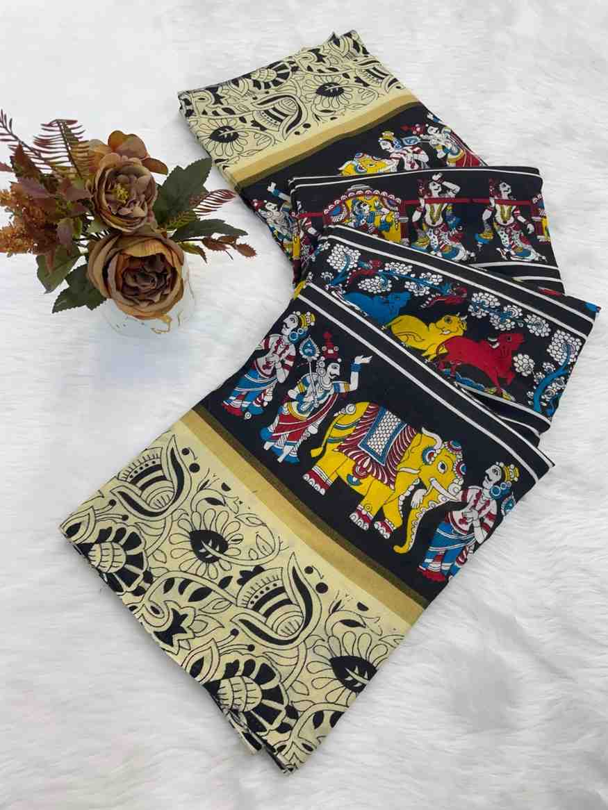 Designer Freehand Saree