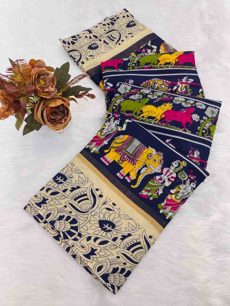 Designer Freehand Saree