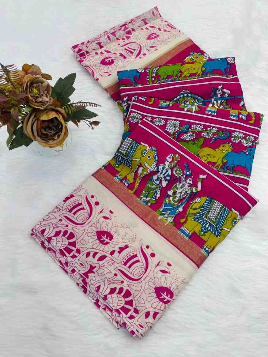 Designer Freehand Saree