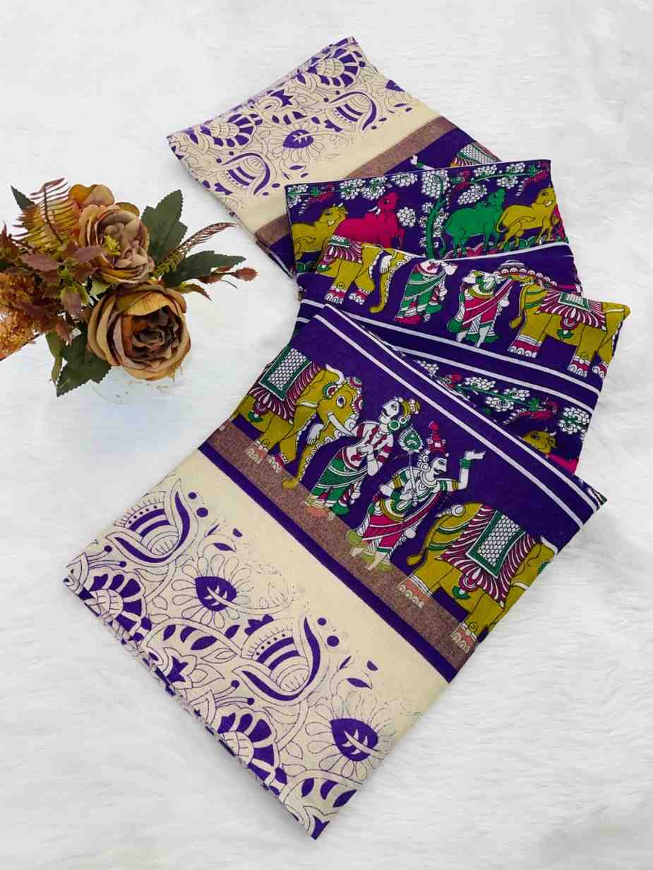 Designer Freehand Saree