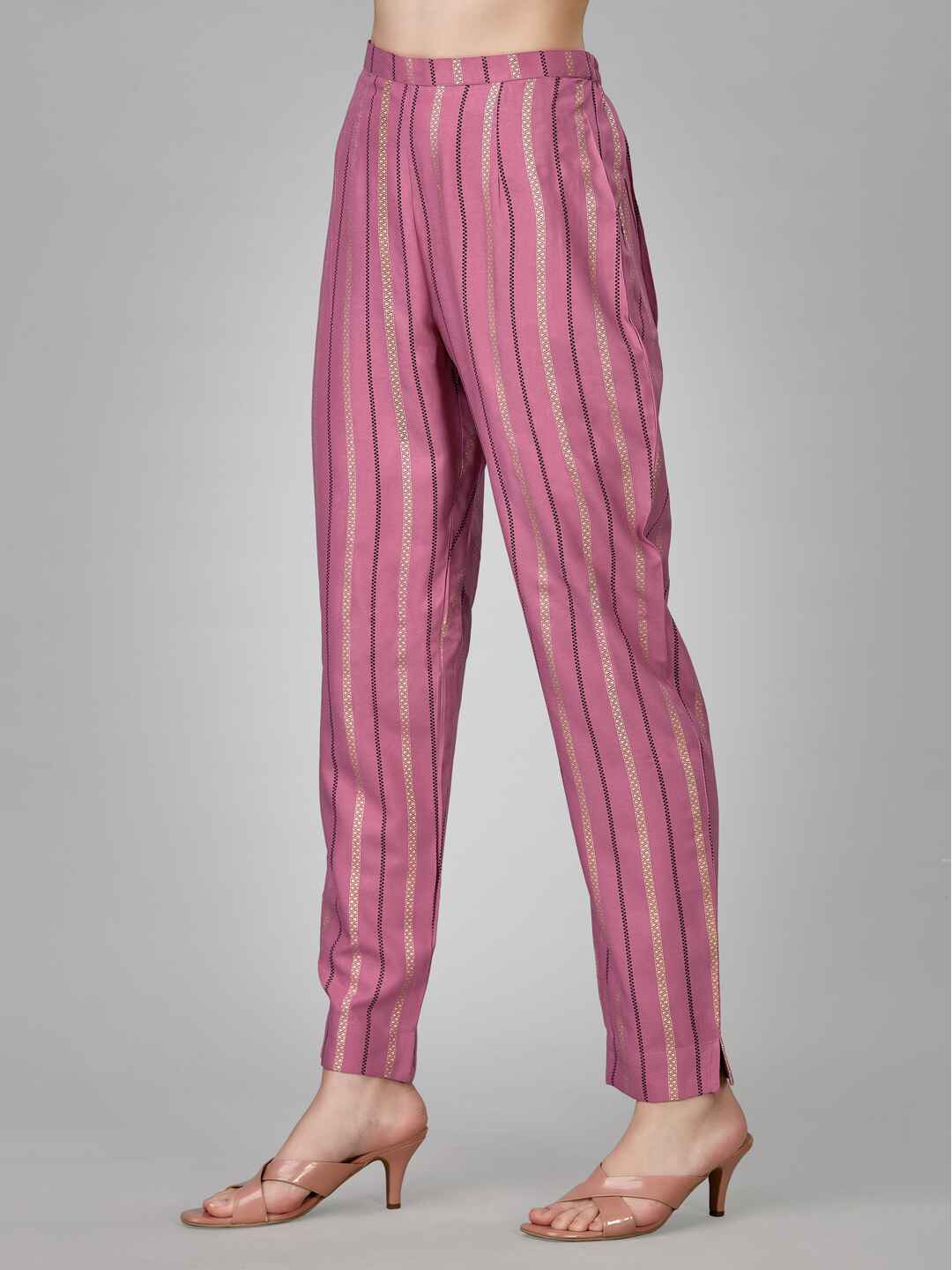 Fully Stiched Rayon Kurti Pant Set