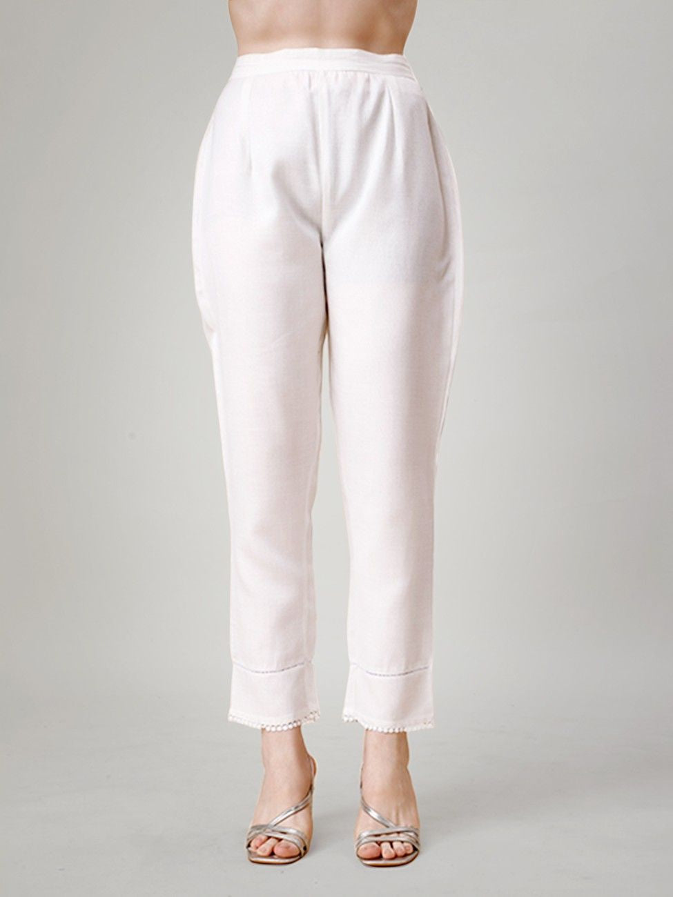 Fully Stiched Cotton Magic Slub Kurti Pant Set