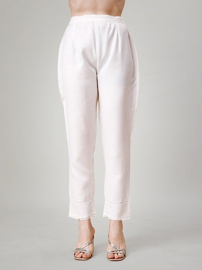 Fully Stiched Cotton Magic Slub Kurti Pant Set