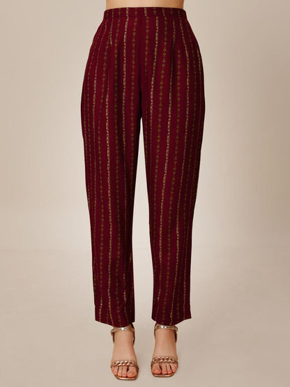 Fully Stiched Rayon Kurti Pant Set