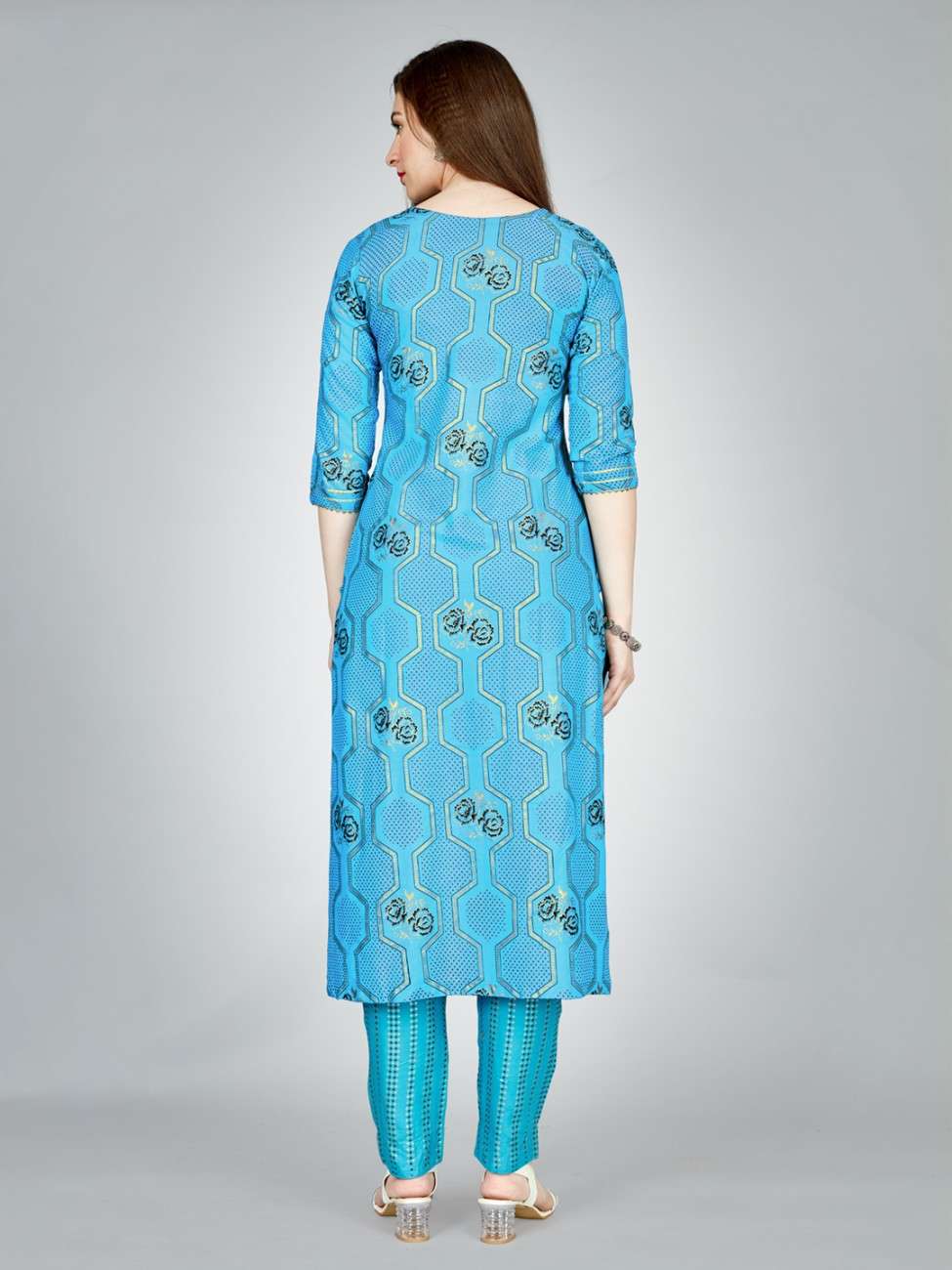 Fully Stiched Rayon Kurti Pant Set