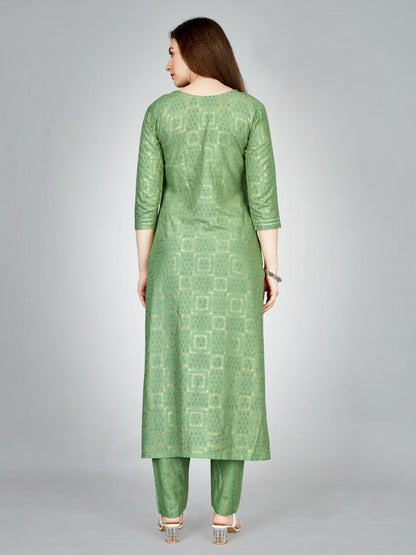 Fully Stiched Rayon Kurti Pant Set