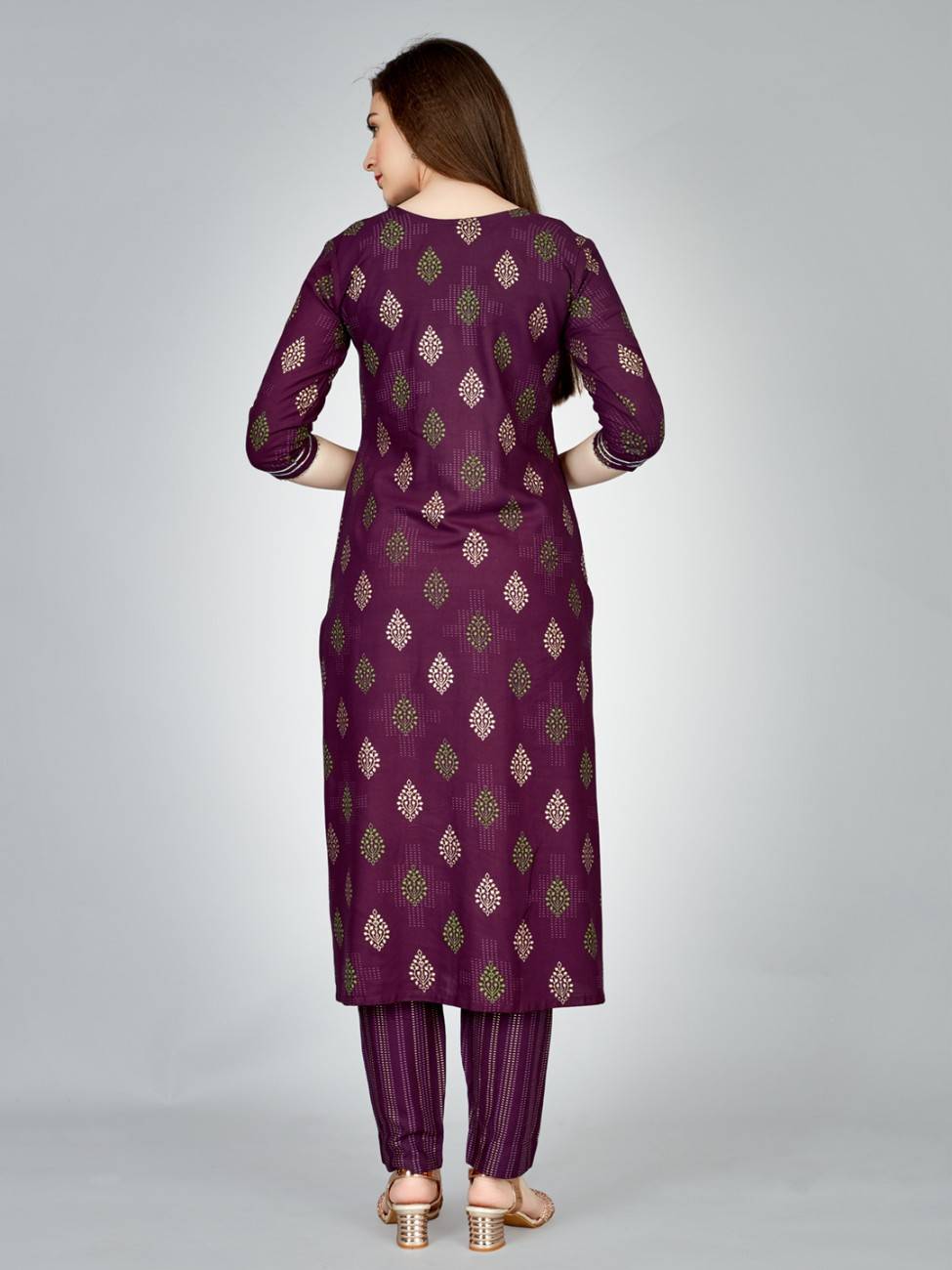 Fully Stiched Rayon Kurti Pant Set