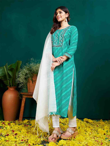 Fully Stiched Rayon Kurti Pant Dupatta