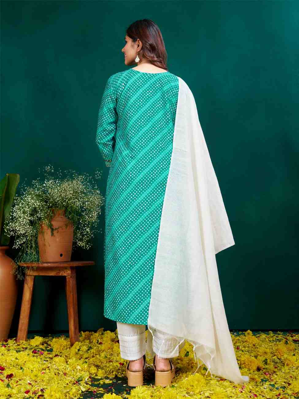 Fully Stiched Rayon Kurti Pant Dupatta