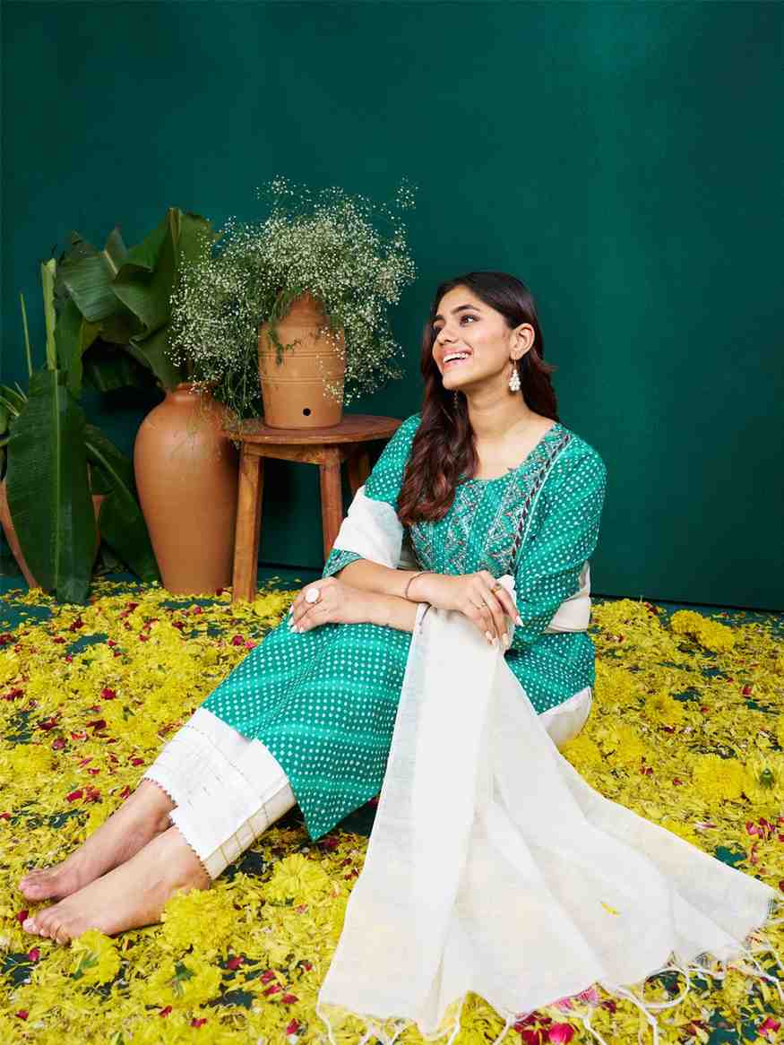 Fully Stiched Rayon Kurti Pant Dupatta