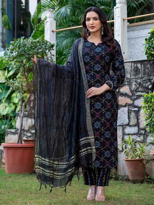 Fully Stiched Rayon Kurti Pant Dupatta