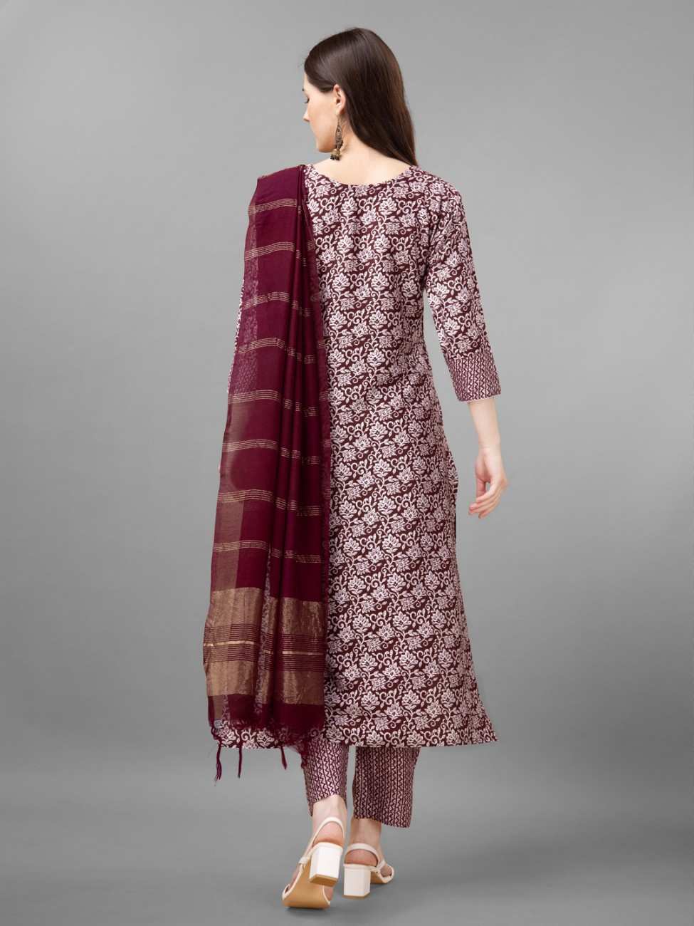 Fully Stiched Rayon Kurti Pant Dupatta
