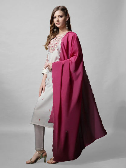 Fully Stiched Cotton Kurti Pant Dupatta