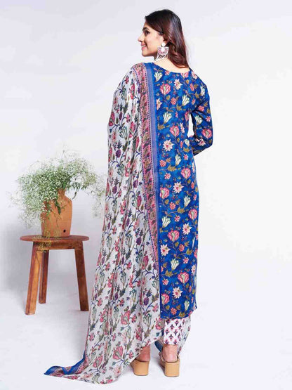 Fully Stiched Cotton Kurti Pant Dupatta