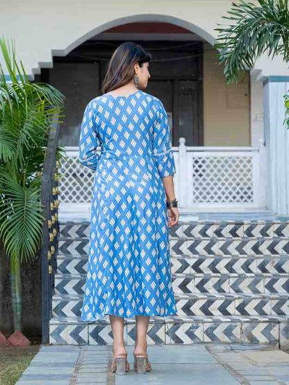 Fully Stiched Rayon A-Line Kurta