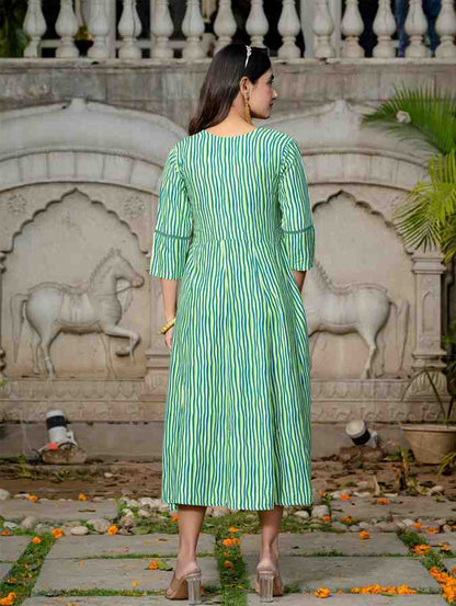 Fully Stiched Rayon A-Line Kurta