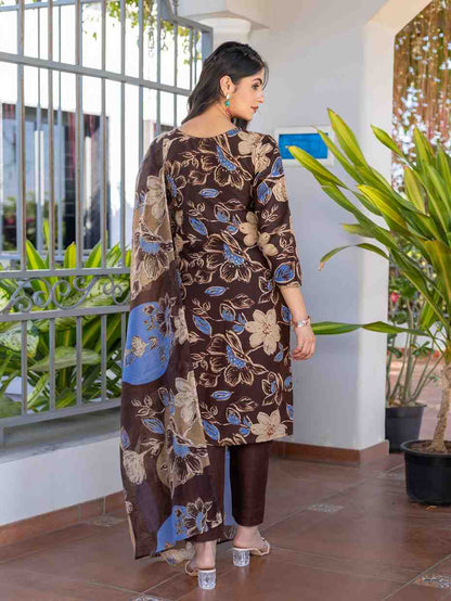 Fully Stiched Cotton Kurti Pant Dupatta