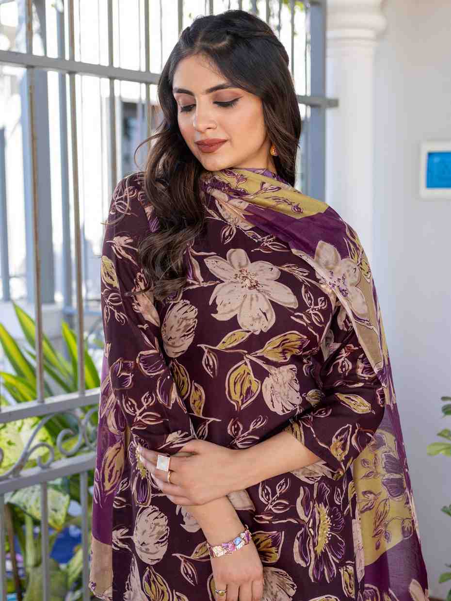 Fully Stiched Cotton Kurti Pant Dupatta