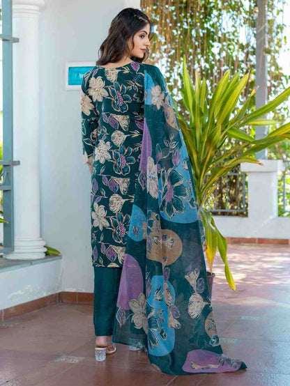 Fully Stiched Cotton Kurti Pant Dupatta