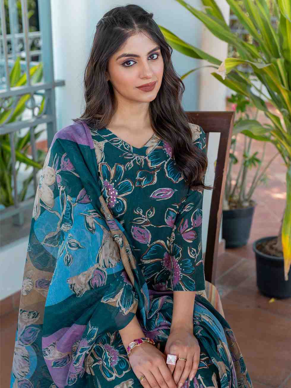 Fully Stiched Cotton Kurti Pant Dupatta