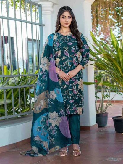 Fully Stiched Cotton Kurti Pant Dupatta