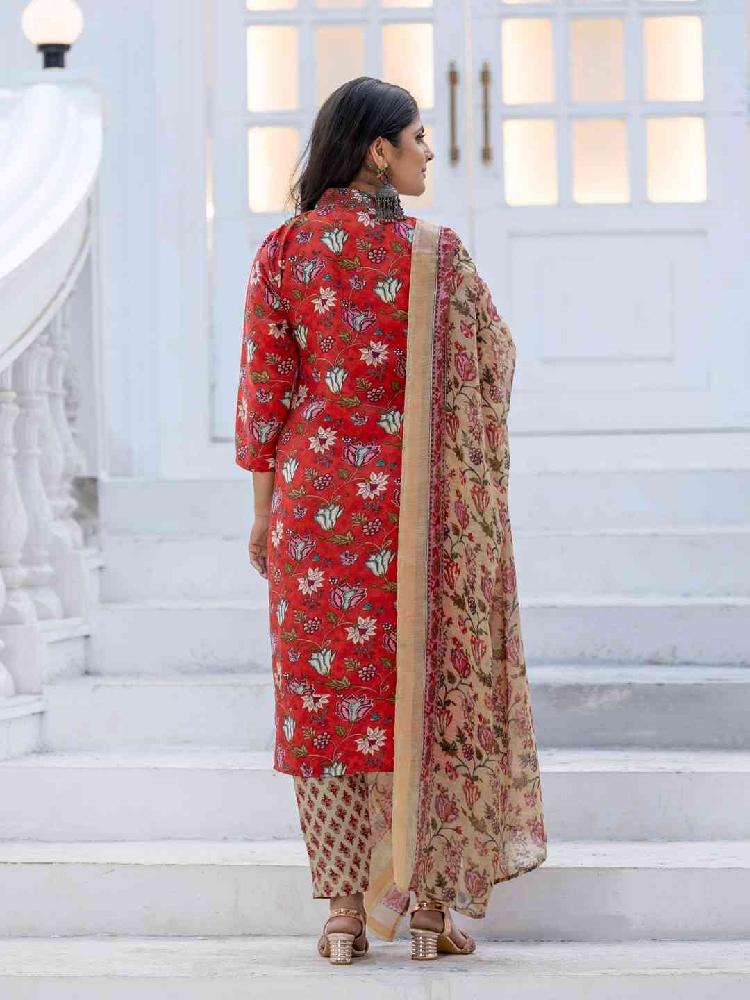 Fully Stiched Rayon Kurti Pant Dupatta