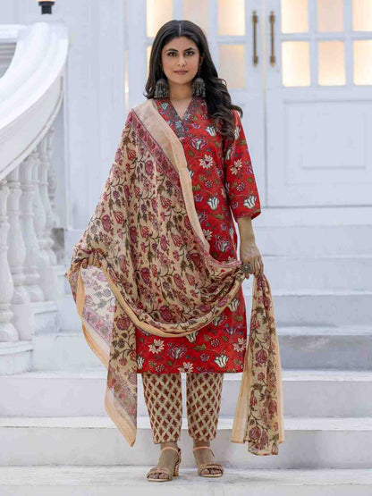 Fully Stiched Rayon Kurti Pant Dupatta