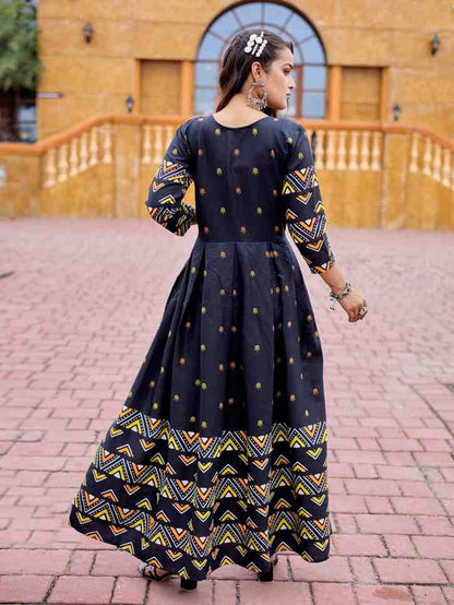 Fully Stiched Rayon Anarkali Gown