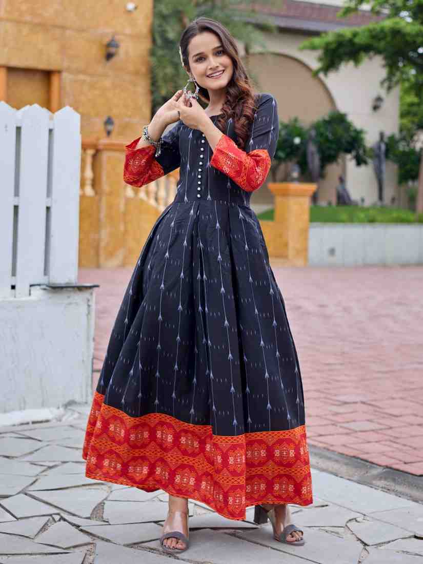Fully Stiched Rayon Anarkali Gown