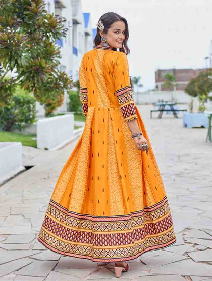 Fully Stiched Rayon Anarkali Gown