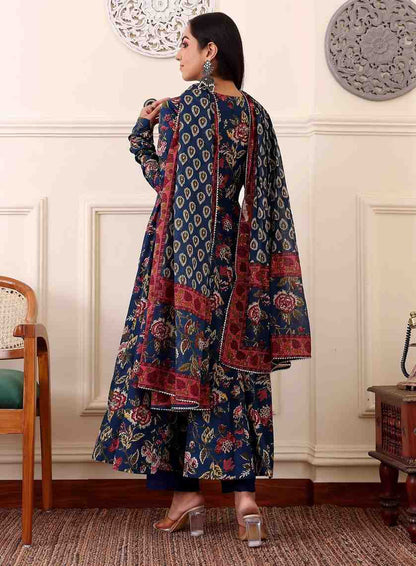 Fully Stiched Rayon Printed Kurti Pant Dupatta