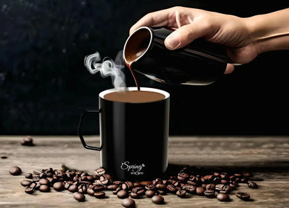 steel double wall mugs combo kitchen and tea coffee set