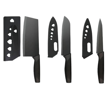 3 piece knife set for kitchen use front view