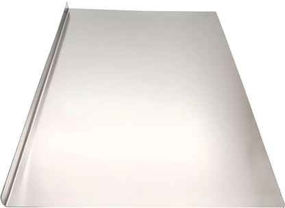 Clipon Stainless Steel Chopping and Cutting Board with Folded Hinge Support, 41 cm x 29 cm