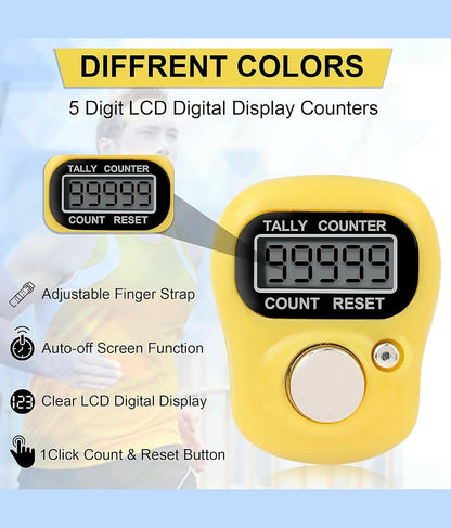 Digital finger tally counter lcd 5 digit click counter Anything