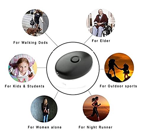 Jenix Personal Alarm 140DB Personal Security Alarm Keychain with LED Lights, Emergency Safety Alarm for Women, Men, Children, Elderly- Set of 2