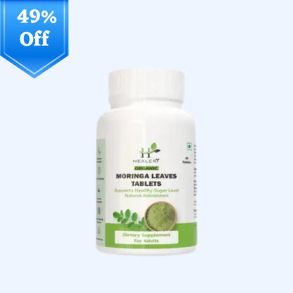 HEALERI Leaves Tablets - 60 Count - Supports Healthy Sugar Levels & Natural Antioxidants