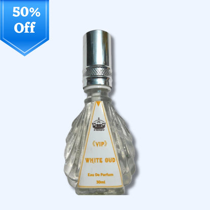 Fragy VIP White Oud Eau De Parfum Soft Oudh Long Lasting Fragrance for Men and Women 30 ML