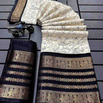 Designer Freehand Saree Pavitr patel