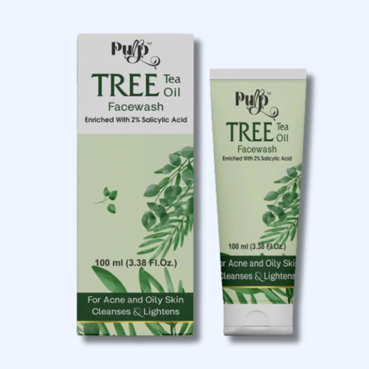 Purp Tea Tree Oil Facewash Enriched With 2% Salicylic Acid 100ml Pack of 1