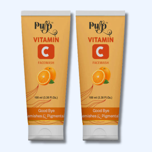 Purp Vitamin C facewash Enriched with Vitamin E and Citric Acid 100ml Pack Of 2