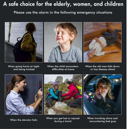 Defence Emergency Alarm in Keychain for Women Safety | Security Personal Protection Devices for Women, Girls, Kids & Elderly | SOS Alarm