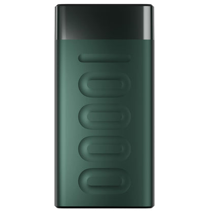 Ambrane 10000mAh Slim & Compact Powerbank, 22.5W Fast Charging, USB & Type C Output, Power Delivery, Quick Charge for iPhone, Android & Other Devices, Made in India + Type C Cable (Stylo 10, Green)