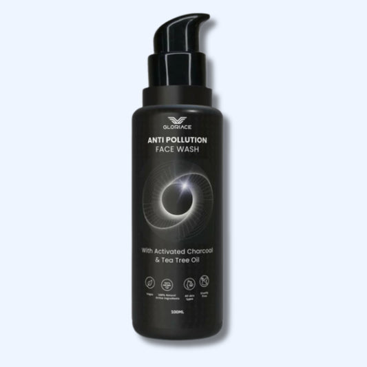 GLORIACE ANTI POLLUTION FACE WASH WITH ACTIVATED CHARCOAL & TEA TREE OIL Face Wash (50 ml)